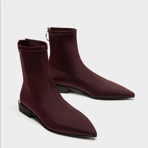 Zara Burgundy boots